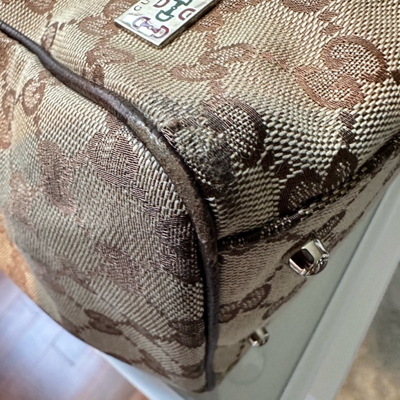 Authentic Gucci tote bag satchel with dustbag - Picture 10 of 17